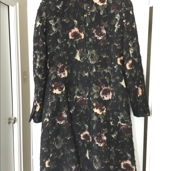 ZARA Floral Jacquard Coat - Size S - Picture 5 of 7